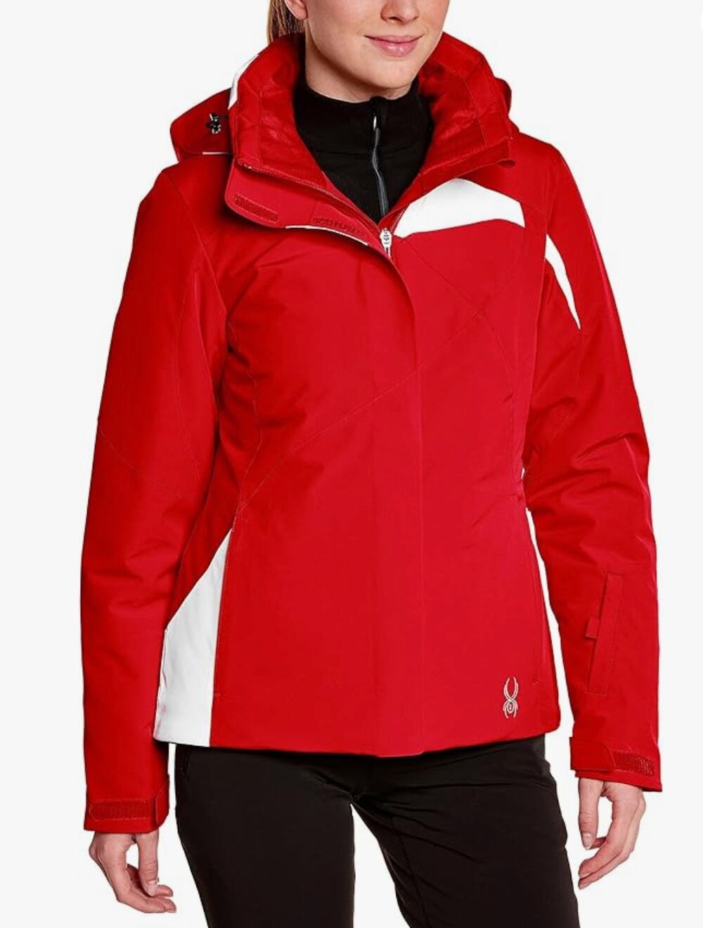 Spyder Amp Winter Ski Jacket Red White Women's Size 12